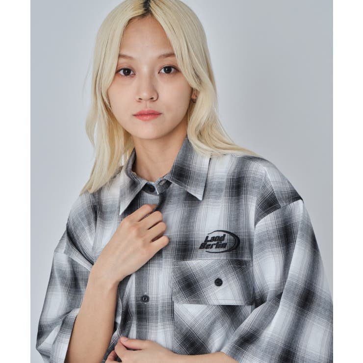 グラフィックオンブレチェックシャツ(SS) | WEGO【MEN】 | 詳細画像16 