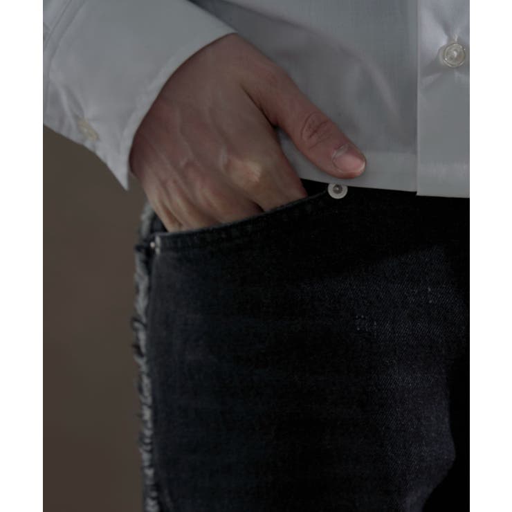 フリンジラインストレートデニム | WEGO【MEN】 | 詳細画像3 