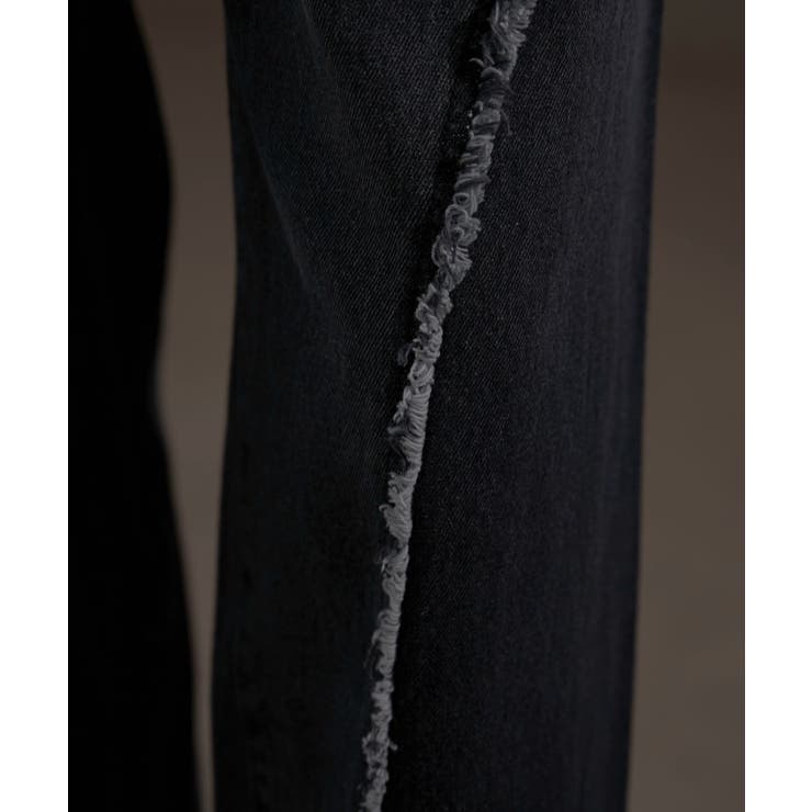 フリンジラインストレートデニム | WEGO【MEN】 | 詳細画像4 