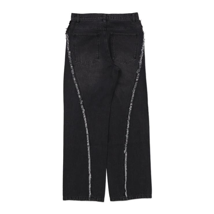 フリンジラインストレートデニム | WEGO【MEN】 | 詳細画像12 