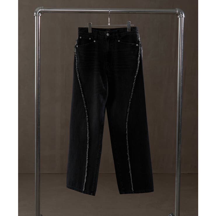 フリンジラインストレートデニム | WEGO【MEN】 | 詳細画像17 