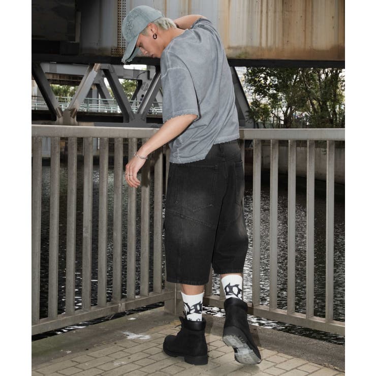 スウィッチングデニムカーゴショーツ | WEGO【MEN】 | 詳細画像21 