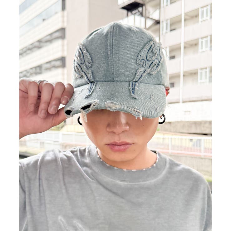 トライバルダメージキャップ | WEGO【MEN】 | 詳細画像3 