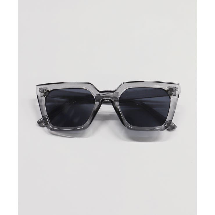 グレー | カラーレンズスクエアウェリントン | WEGO【MEN】