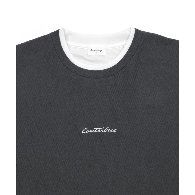 フクレジャガードフェイクレイヤードT(SS) | WEGO【MEN】 | 詳細画像5 