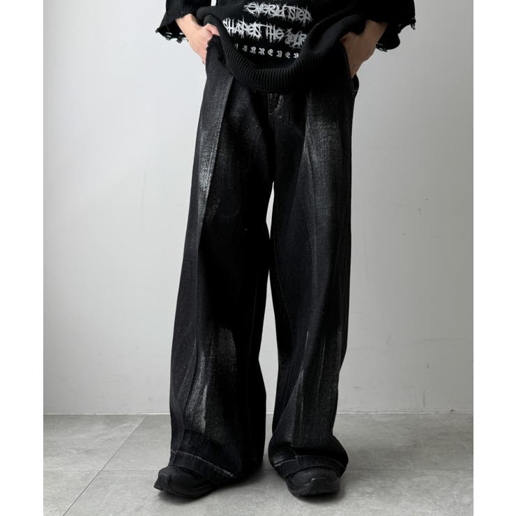 メタリックプリントデニムパンツ | WEGO【MEN】 | 詳細画像11 