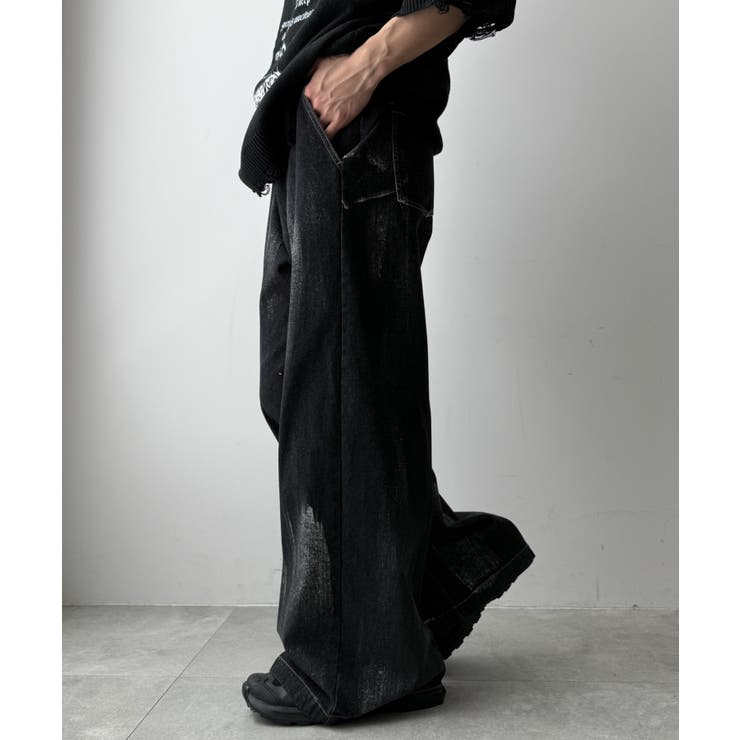 メタリックプリントデニムパンツ | WEGO【MEN】 | 詳細画像12 