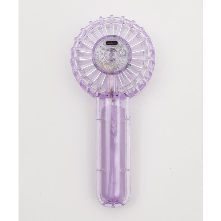 く日はお得♪ ミニクリアハンディファン[品番：WG010094306]｜WEGO【WOMEN ミュージシャン