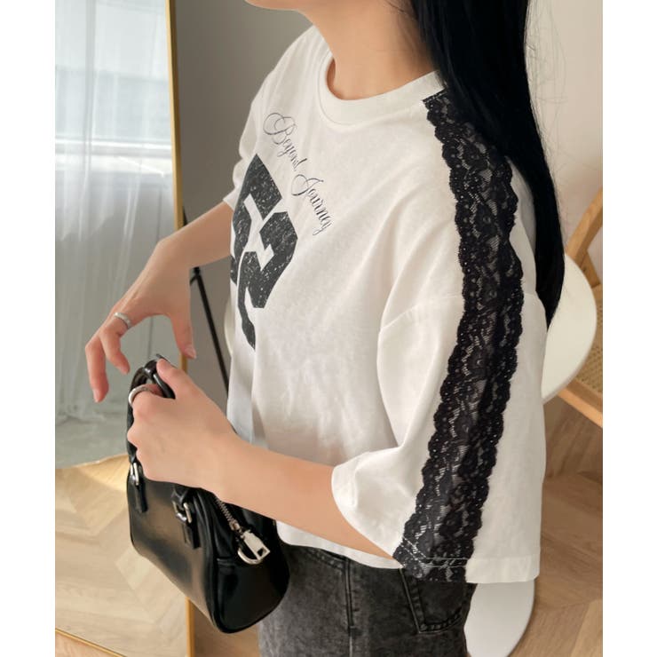 レースショルダーショートT | WEGO【WOMEN】 | 詳細画像7 