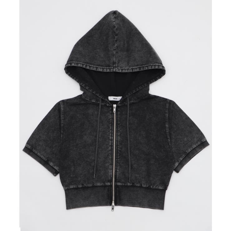 スミクロ | 半袖ショートパーカー | WEGO【WOMEN】