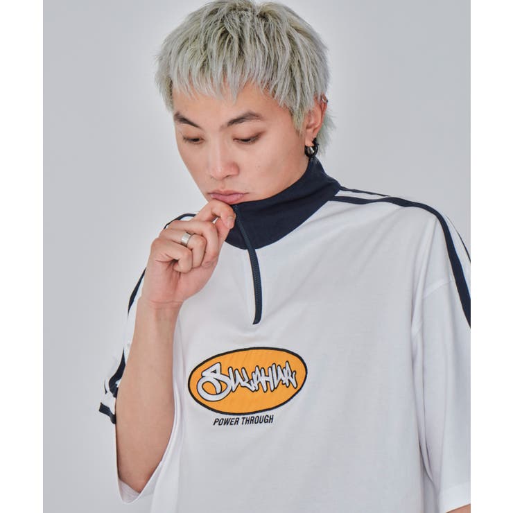 ヘビーウェイトハーフジップT(SS) | WEGO【MEN】 | 詳細画像1 