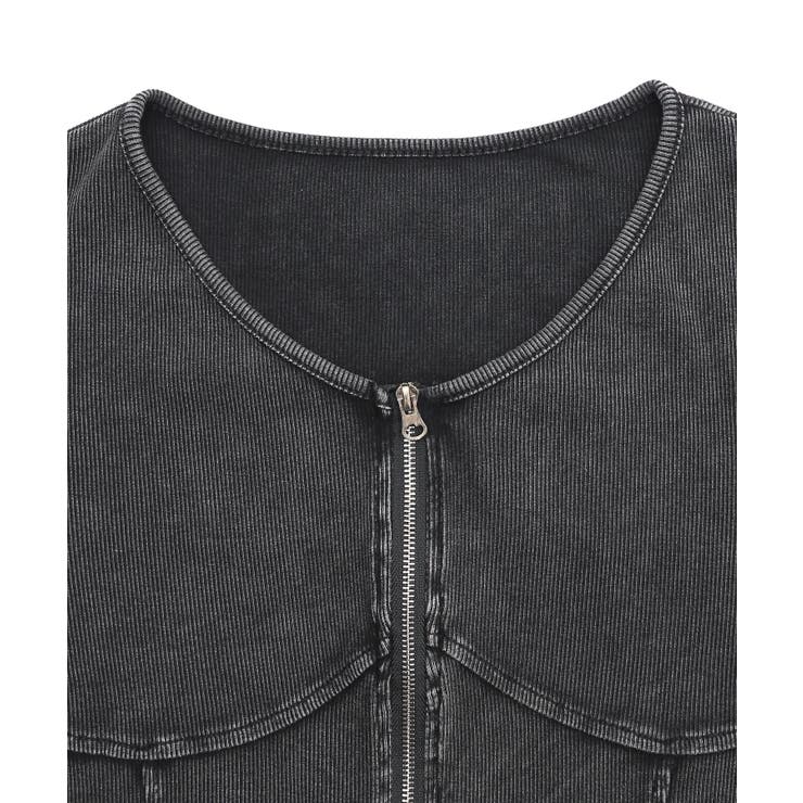 ピグメントダブルZIPトップ | WEGO【WOMEN】 | 詳細画像13 