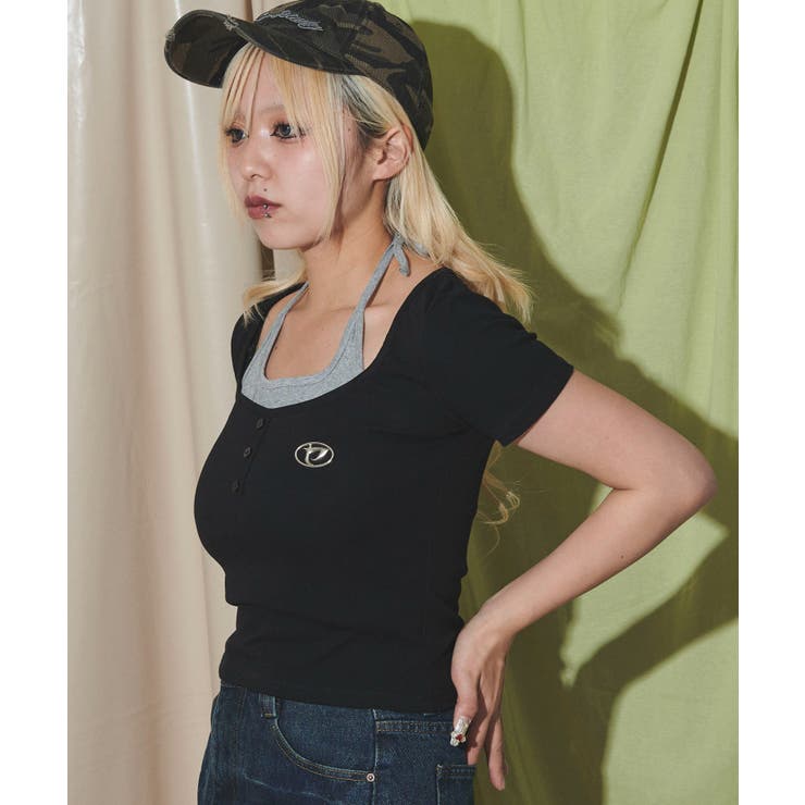 メタルパッチレイヤードピチTOP | WEGO【WOMEN】 | 詳細画像10 