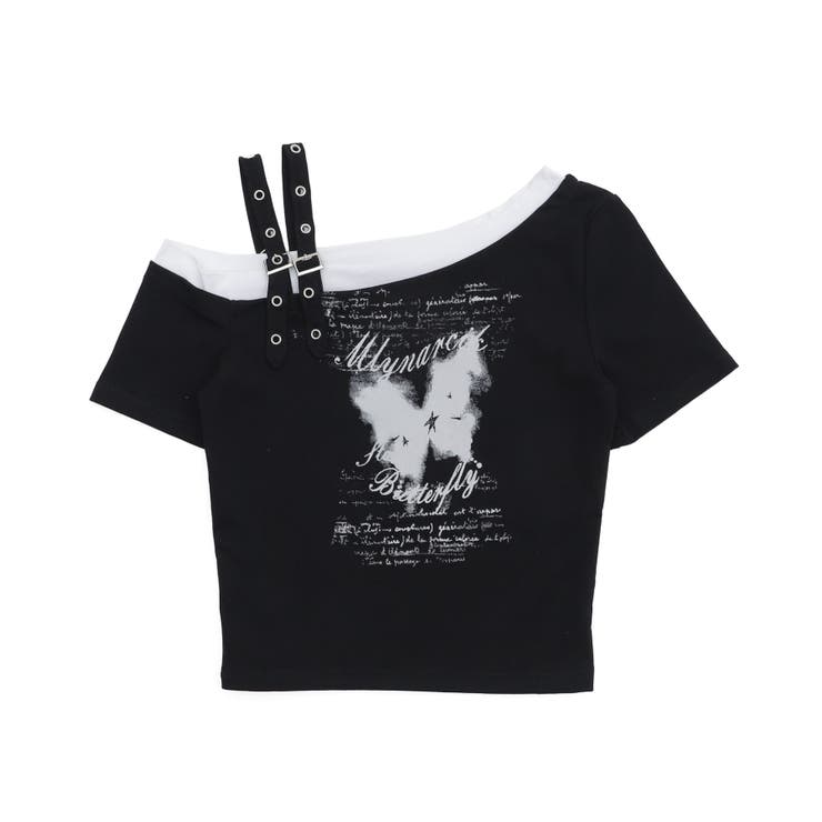 バタフライオフショルピチT | WEGO【WOMEN】 | 詳細画像14 