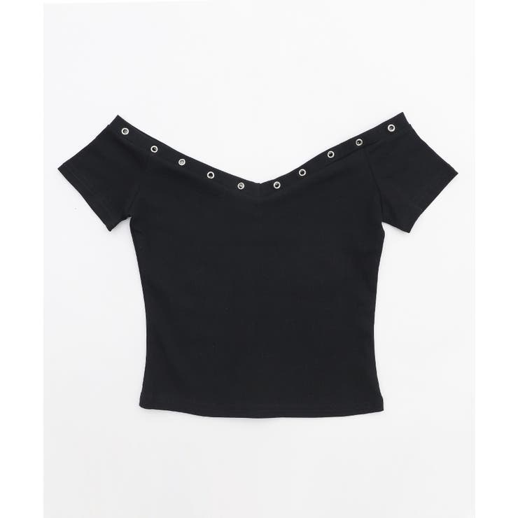 アイレットラインストーンピチT | WEGO【WOMEN】 | 詳細画像14 