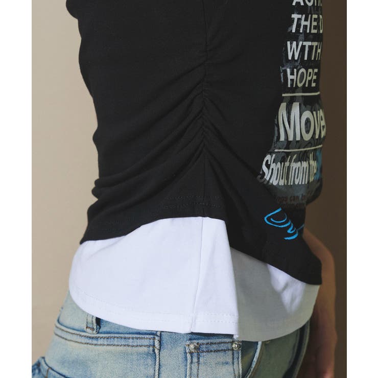 フェイクインナープリントピチT | WEGO【WOMEN】 | 詳細画像7 