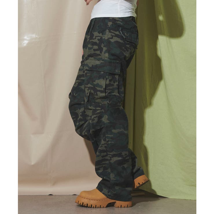 ニータックカモフラカーゴパンツ[品番：WG010094433]｜WEGO
