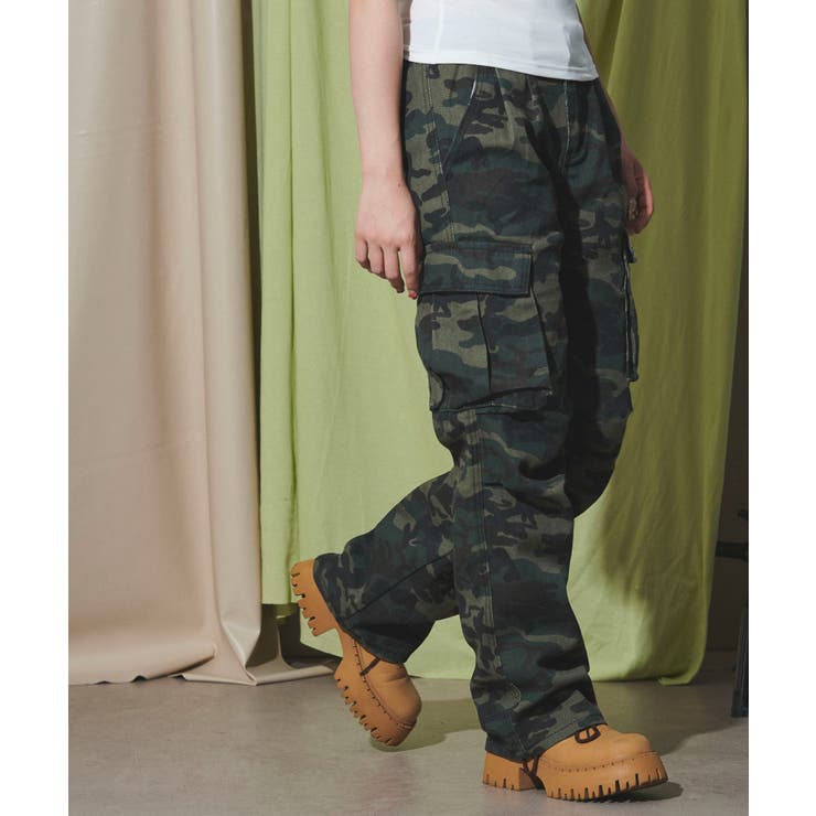 ニータックカモフラカーゴパンツ[品番：WG010094433]｜WEGO