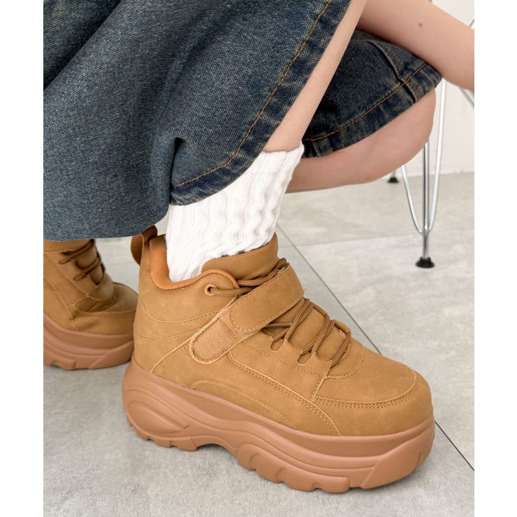 ハイカットベルト厚底スニーカー | WEGO【WOMEN】 | 詳細画像1 