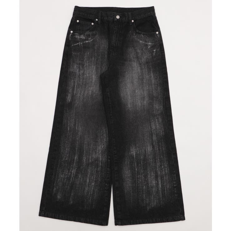 シルバープリントバギーフレアデニム | WEGO【MEN】 | 詳細画像13 