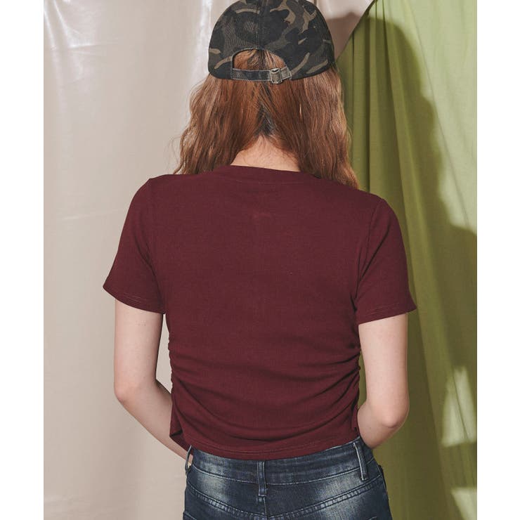 グラフィックロゴWジップSSトップス | WEGO【WOMEN】 | 詳細画像10 