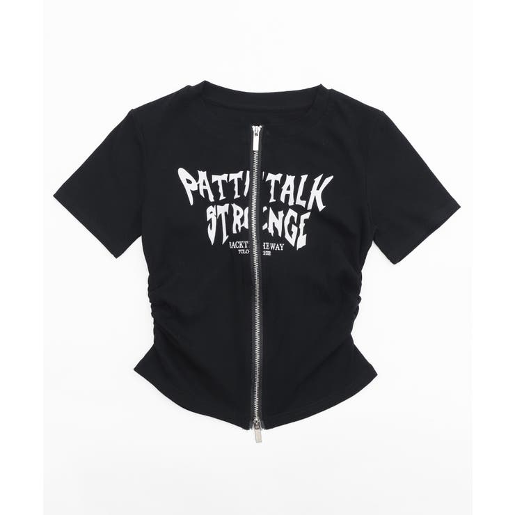 グラフィックロゴWジップSSトップス | WEGO【WOMEN】 | 詳細画像15 