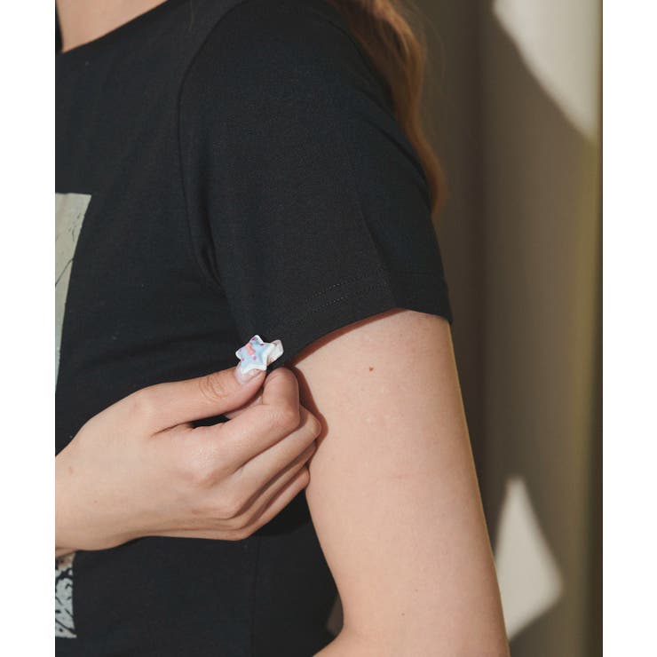 ボックスロゴ箔プリントピチT | WEGO【WOMEN】 | 詳細画像6 