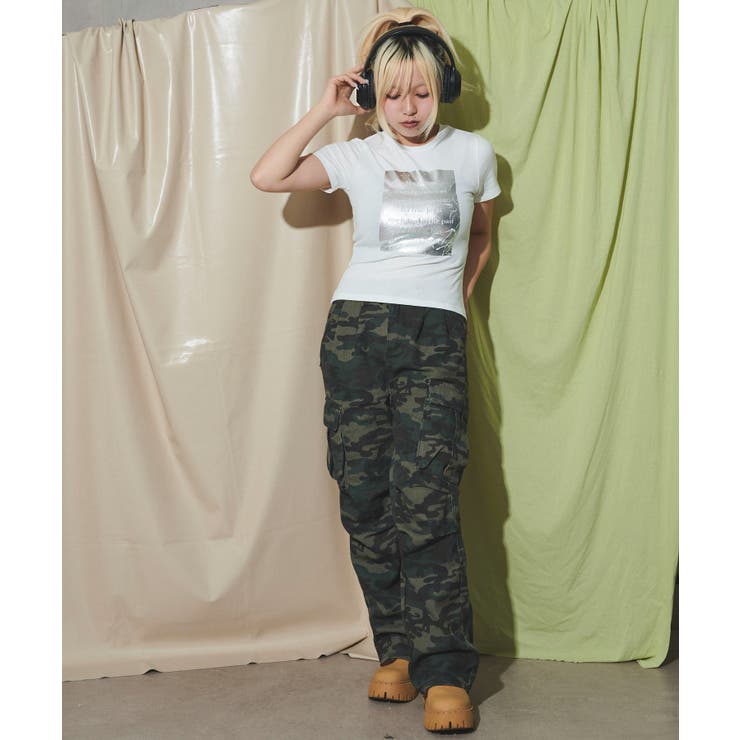 ボックスロゴ箔プリントピチT | WEGO【WOMEN】 | 詳細画像9 