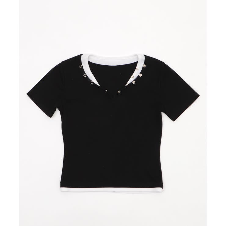 ドットボタンレイヤードTOP | WEGO【WOMEN】 | 詳細画像13 