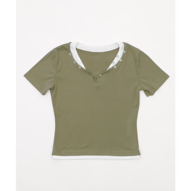 ドットボタンレイヤードTOP | WEGO【WOMEN】 | 詳細画像18 