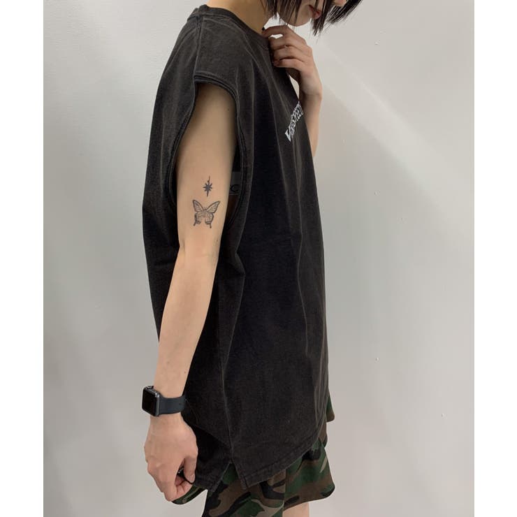 ヴィンテージロゴノースリT | WEGO【MEN】 | 詳細画像3 