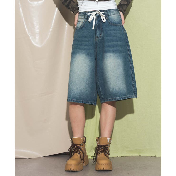 litmus デニム　ジーンズ　ハーフパンツ　paola frani litmus デニム ジーンズ ハーフパンツ paola frani