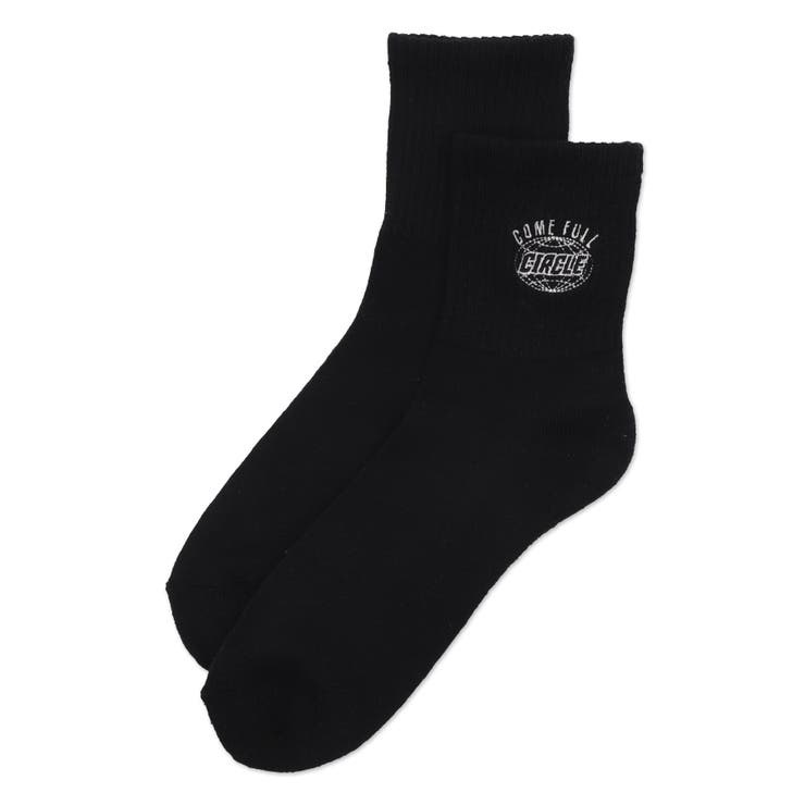 定率割引 往復 刺繍ハイアンクルソックス2(HA)[品番：WG010094628]｜WEGO【MEN 冷え対策・保温グッズ