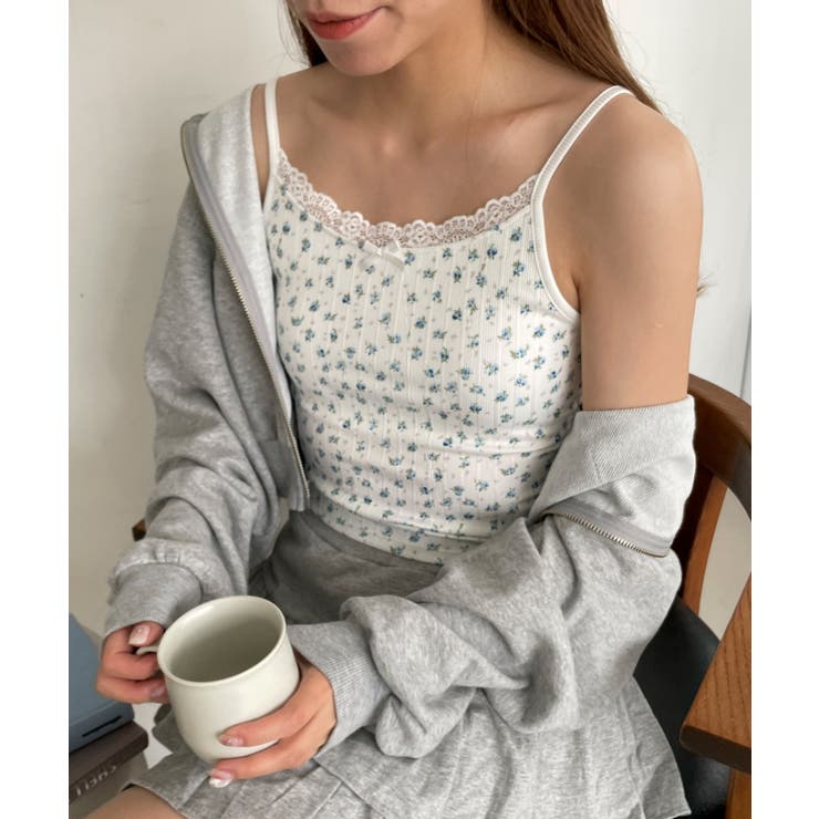 花柄レースカップインキャミ | WEGO【WOMEN】 | 詳細画像5 