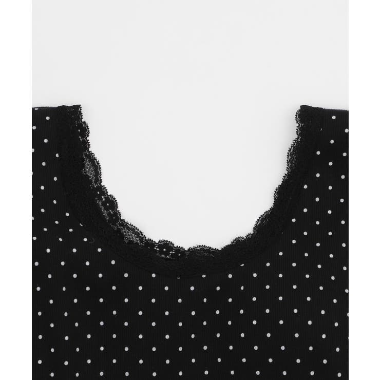 ドット柄レースlカップインタンク | WEGO【WOMEN】 | 詳細画像17 