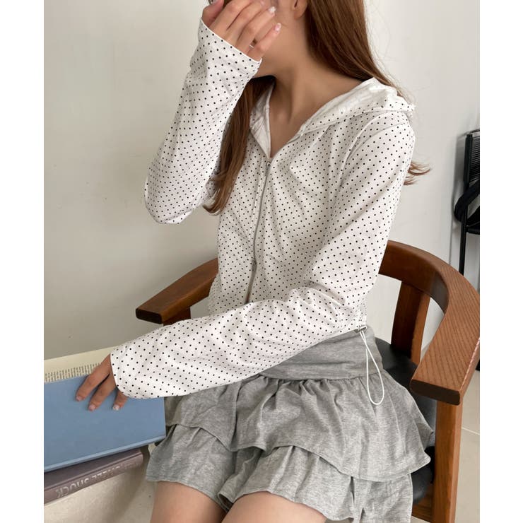 柄Wジップパーカー | WEGO【WOMEN】 | 詳細画像1 