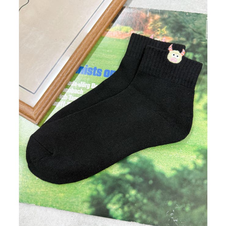 柄1 | 飛び出しアンクルソックス | WEGO【WOMEN】
