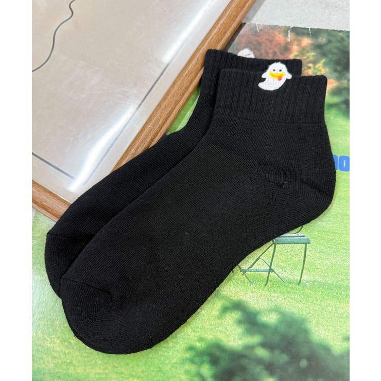 柄2 | 飛び出しアンクルソックス | WEGO【WOMEN】