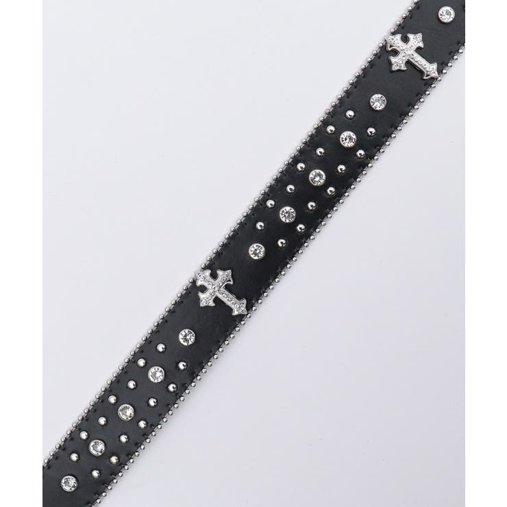 Lラインストーンクロススタッズベルト | WEGO【WOMEN】 | 詳細画像2 