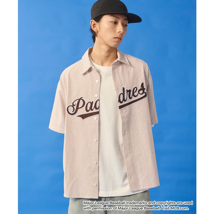 別注MLBストライプグラフィックシャツ(SS) | WEGO【MEN】 | 詳細画像24 