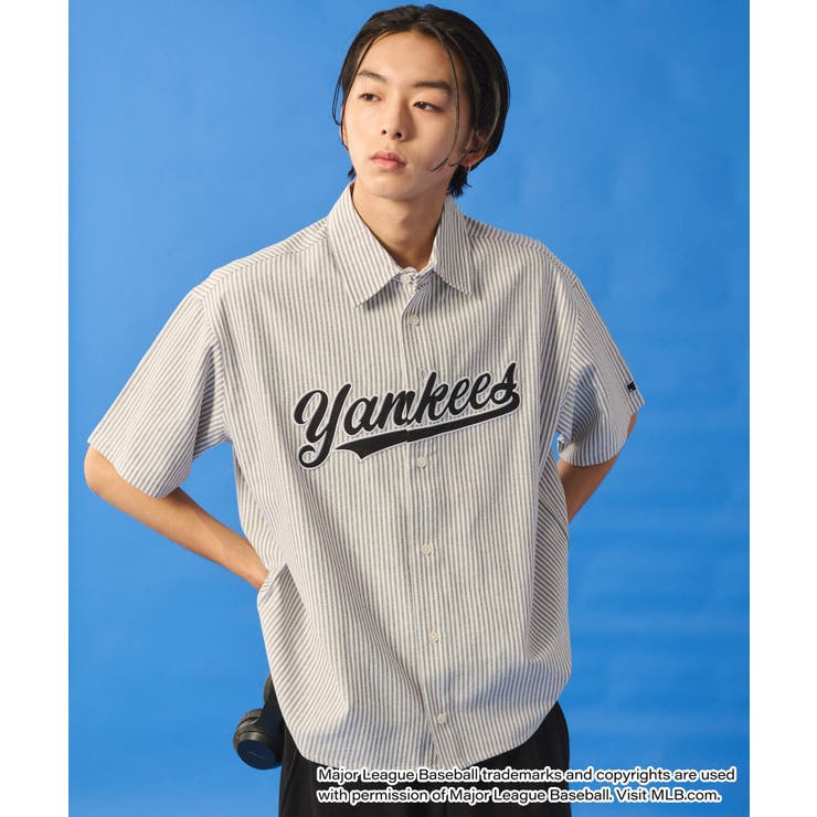 別注MLBストライプグラフィックシャツ(SS) | WEGO【MEN】 | 詳細画像30 