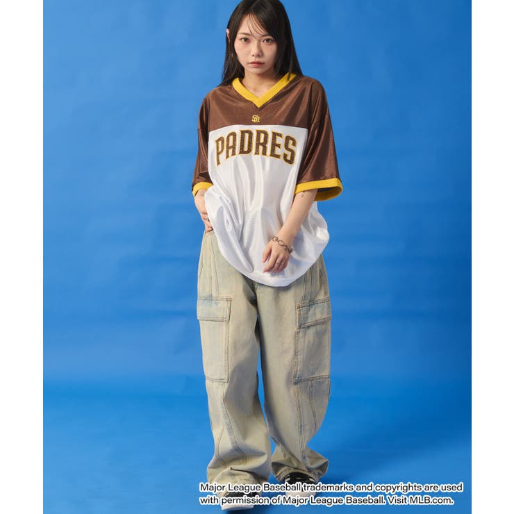 別注MLBメッシュゲームグラフィックT(SS)[品番：WG010094720