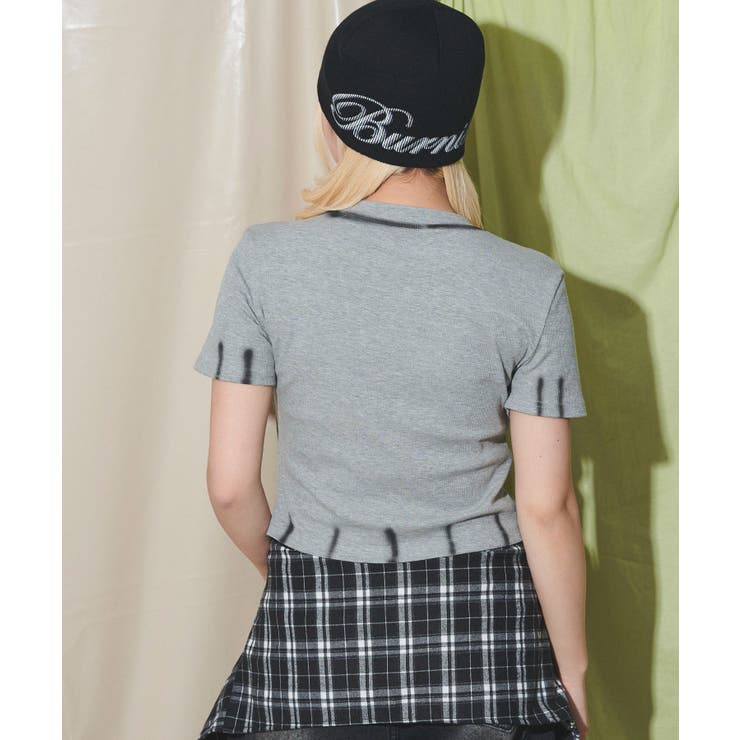 WジップロゴブリーチSSトップス | WEGO【WOMEN】 | 詳細画像11 