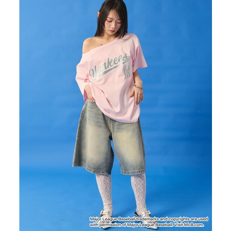 別注MLBオフショルビッグT | WEGO【WOMEN】 | 詳細画像3 
