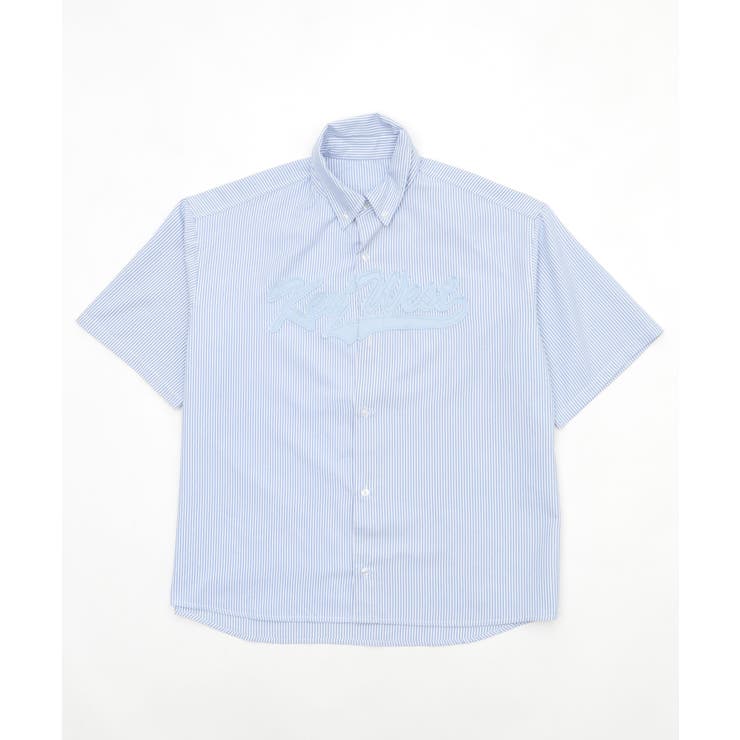 オックスフォードダメージアップリケシャツ(SS) | WEGO【MEN】 | 詳細画像1 
