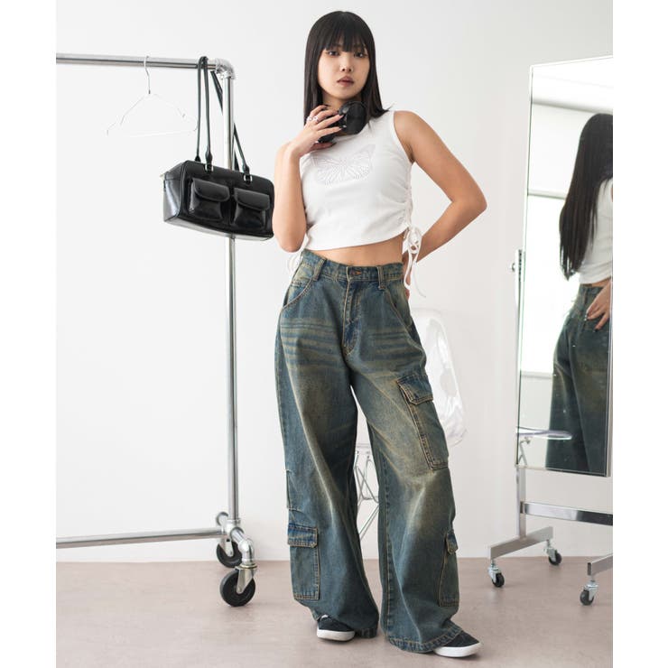 バタフライサイドドロストタンク | WEGO【WOMEN】 | 詳細画像2 