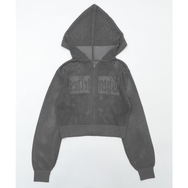 ジャガードメッシュパーカー | WEGO【WOMEN】 | 詳細画像18 