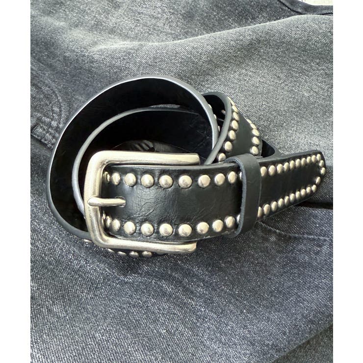 グレー スエード スタッズベルト S/M gimaguas Mスタッズベルト[品番：WG010094780]｜WEGO【MEN】（ウィゴー