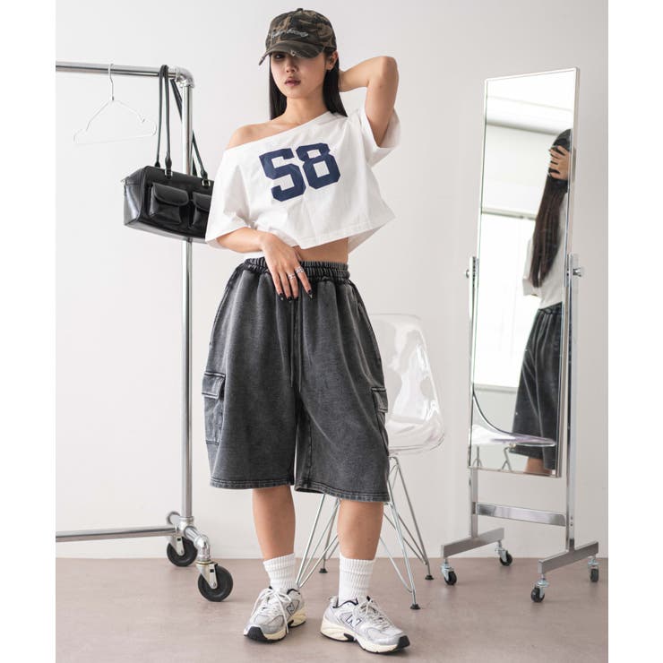 2WAYオフショルショートT[品番：WG010094791]｜WEGO【WOMEN