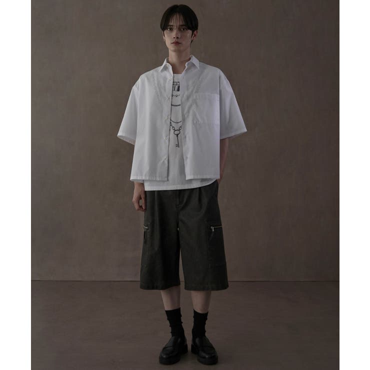 ブロードボクシーシャツ(SS) | WEGO【MEN】 | 詳細画像2 